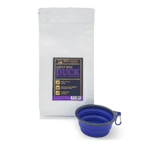 Duck and sweet potato feed with gift feeder %shop-name%.